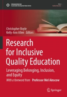 Image for Research for inclusive quality education  : leveraging belonging, inclusion, and equity