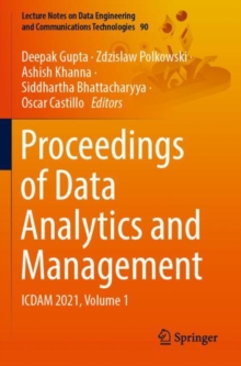 Image for Proceedings of data analytics and management  : ICDAM 2021Volume 1