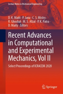 Image for Recent Advances in Computational and Experimental Mechanics, Vol II: Select Proceedings of ICRACEM 2020