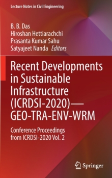 Image for Recent Developments in Sustainable Infrastructure (ICRDSI-2020)—GEO-TRA-ENV-WRM