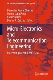 Image for Micro-Electronics and Telecommunication Engineering: Proceedings of 5th ICMETE 2021
