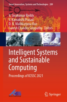 Image for Intelligent systems and sustainable computing: proceedings of ICISSC 2021