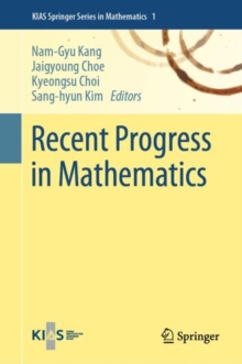 Image for Recent Progress in Mathematics