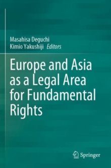 Image for Europe and Asia as a Legal Area for Fundamental Rights