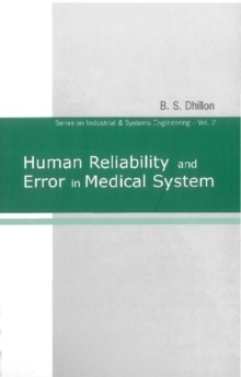 Image for Human reliability and error in medical system
