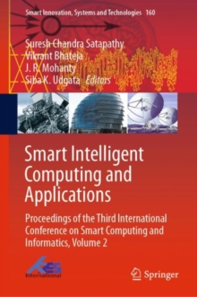 Image for Smart Intelligent Computing and Applications: Proceedings of the Third International Conference On Smart Computing and Informatics.