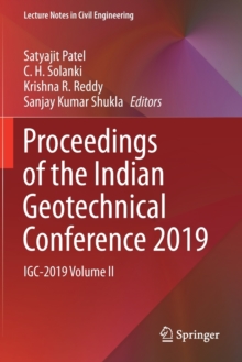 Image for Proceedings of the Indian Geotechnical Conference 2019  : IGC-2019Volume II