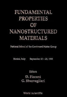Image for Fundamental Properties of Nanostructured Materials