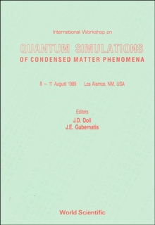 Image for Quantum Simulations Of Condensed Matter Phenomena - International Workshop