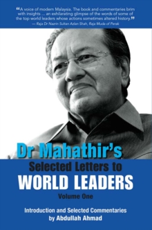 Image for Dr Mahathir's Selected Letters to World Leaders-Volume 1