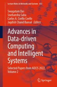 Image for Advances in Data-driven Computing and Intelligent Systems