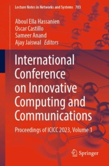 Image for International conference on innovative computing and communications  : proceedings of ICICC 2023Volume 1