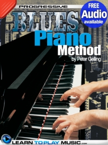 Image for Blues Piano Lessons for Beginners: Teach Yourself How to Play Piano (Free Audio Available).