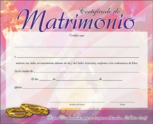 Image for Certificado De Matrimonio Pak De 20