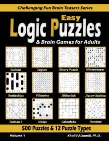 Image for Easy Logic Puzzles & Brain Games for Adults
