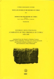 Narrative of the Chronicle of Cyprus 1456-1489