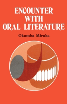 Image for Encounter with Oral Literature