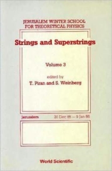 Image for Strings And Superstrings - Proceedings Of The 3rd Jerusalem Winter School For Theoretical Physics