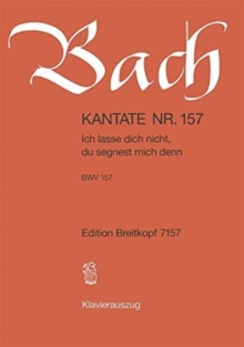 Image for CANTATA BWV 157 ICH LASSE DICH NICHT BWV