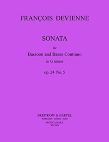 SONATA IN G MINOR OP24 NO5 BASSOON & BAS
