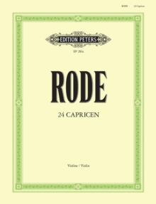 24 Caprices (in the Form of Etudes) for Violin