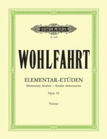 40 Elementary Studies Op. 54 for Violin