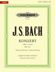 Image for Violin Concerto in A minor BWV 1041