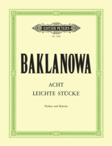 Eight Easy Pieces for Violin and Piano: 1st Position