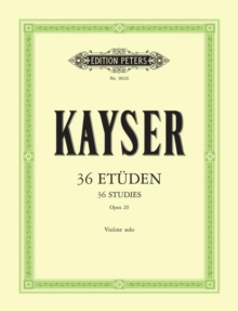 36 Etuden op. 20 fur Violine