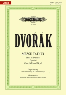 Mass in D Op. 86 (Organ Version with Piano Reduction of Orchestral Version)