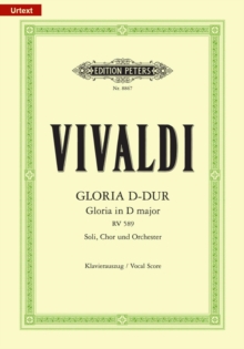Image for Gloria in D RV 589 (Vocal Score)