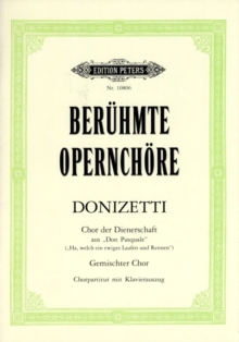 Chor der Dienerschaft aus “Don Pasquale” A-Dur (The Servants’ Chorus from Don Pasquale in A Major)