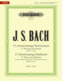 Inventions and Sinfonias BWV 772-801 for Piano