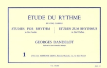 Image for Etude Du Rythme Vol1