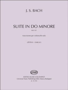 Suite in do minore trascrizione per violoncello solo