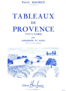 Image for TABLEAUX DE PROVENCE SAXOPHONE & PIANO