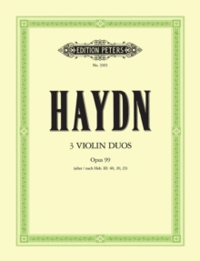 3 Violin Duos, Op. 99
