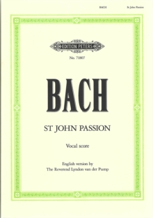 St. John Passion BWV 245 (Vocal Score in English)