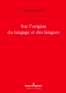Image for Sur L'origine Du Langage Et Des Langues