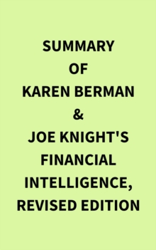 Image for Summary of Karen Berman & Joe Knight's Financial Intelligence, Revised Edition