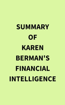 Image for Summary of Karen Berman's Financial Intelligence