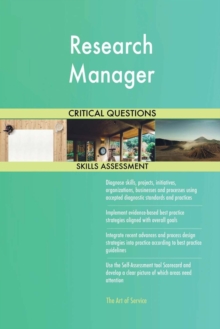 Image for Research Manager Critical Questions Skills Assessment
