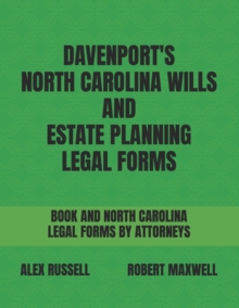 Image for Davenport's North Carolina Wills And Estate Planning Legal Forms