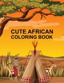 Image for Cute African coloring book