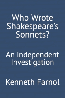 Image for Who Wrote Shakespeare's Sonnets?