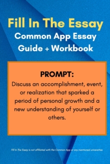 Image for Common App Essay Workbook and Template for Prompt