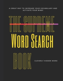 The Supreme Word Search Book for Adults - Large Print Edition by ...