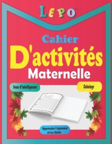 Image for Cahier d'activites Maternelle