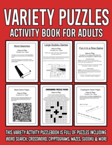 Image for Variety Puzzles Book For Adults