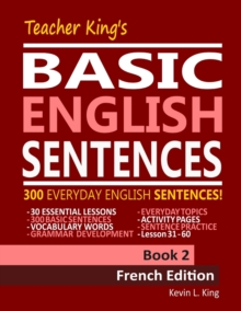Image for Teacher King's Basic English Sentences Book 2 - French Edition